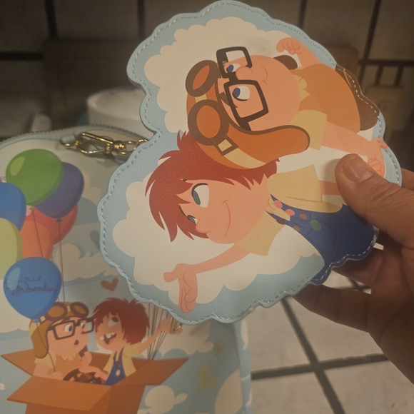 Loungefly Handbags - Loungefly Adventure Backpack with Blue and Brown Accents NWT